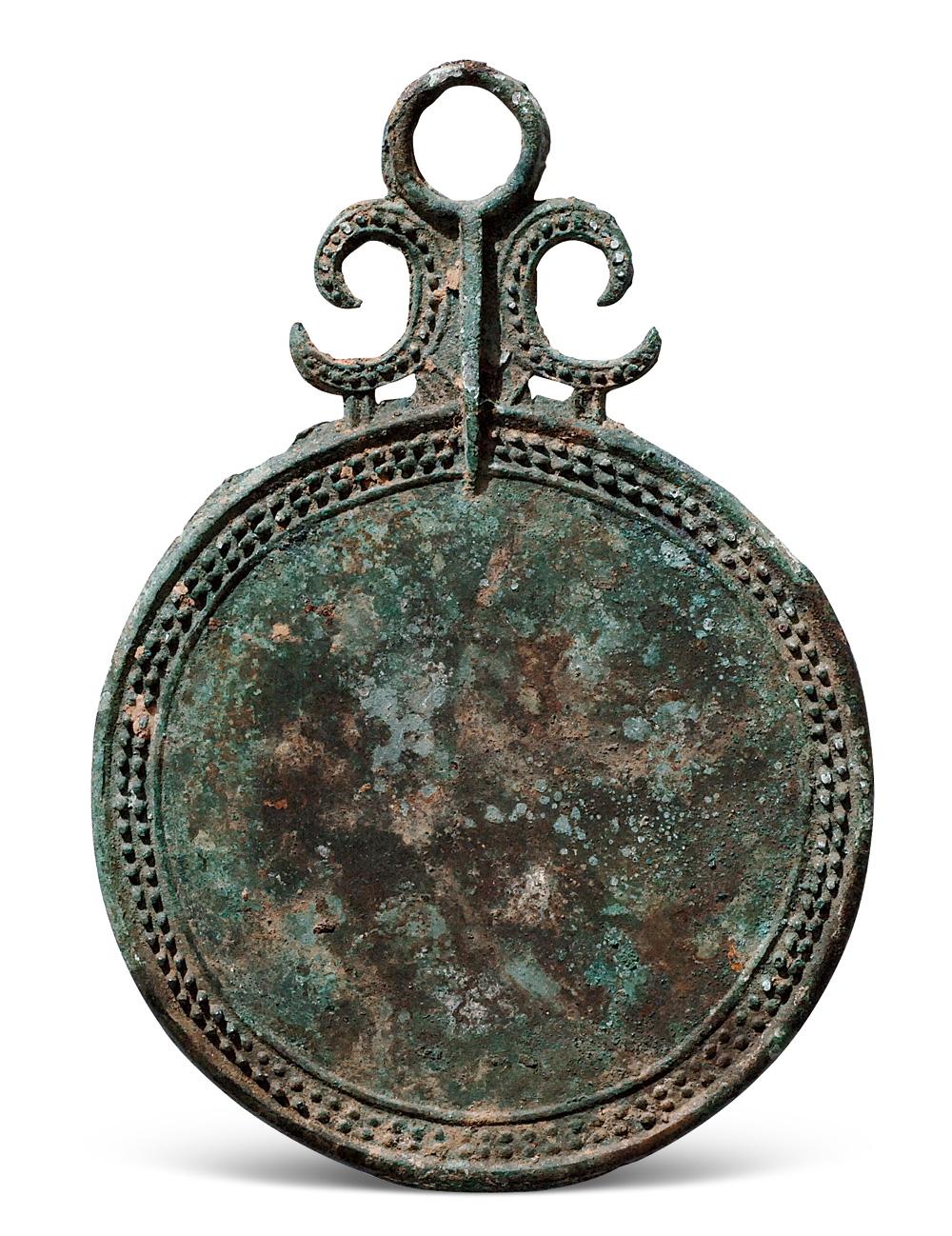 【战国 联珠纹挂镜】拍卖品_图片_价格_鉴赏_铜器_雅昌艺术品拍卖网