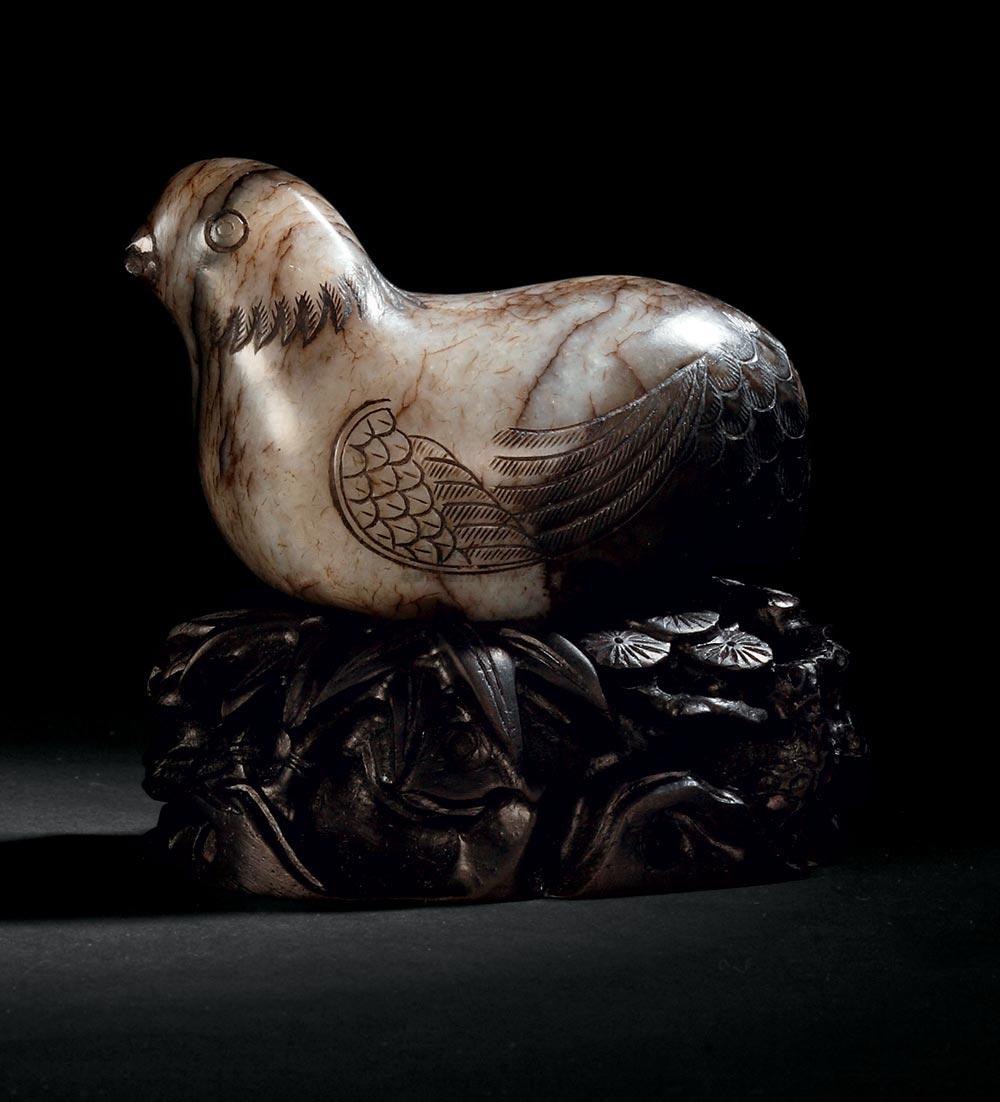 *1366 宋 青白玉鸡