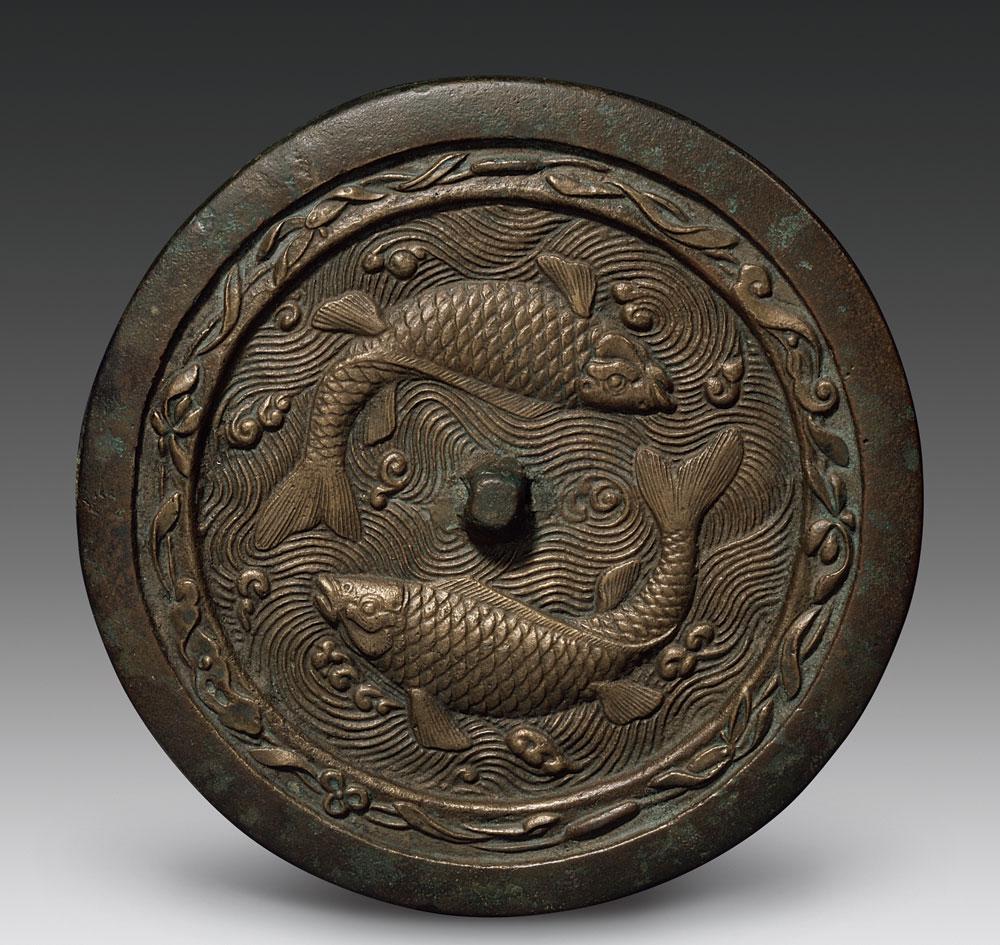 5474 金代 双鱼镜