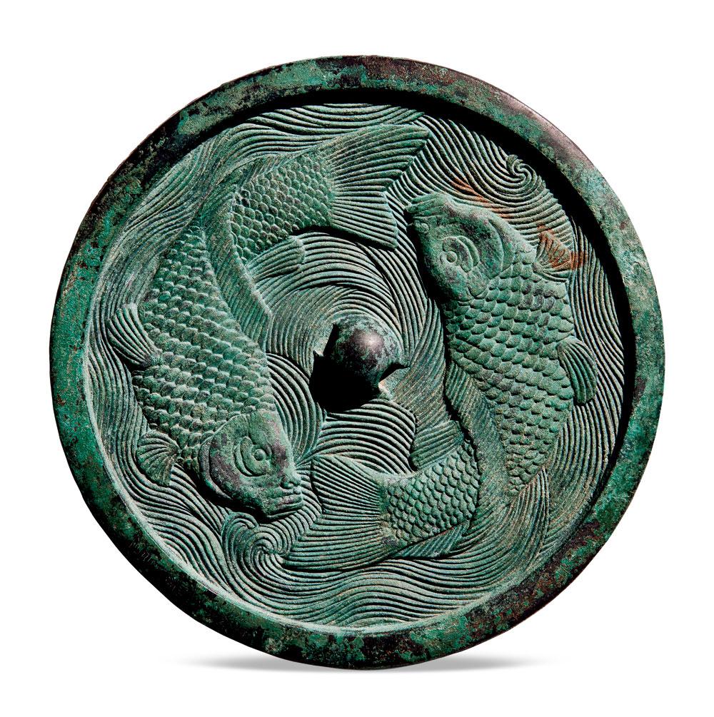 1242 金代 双鱼镜