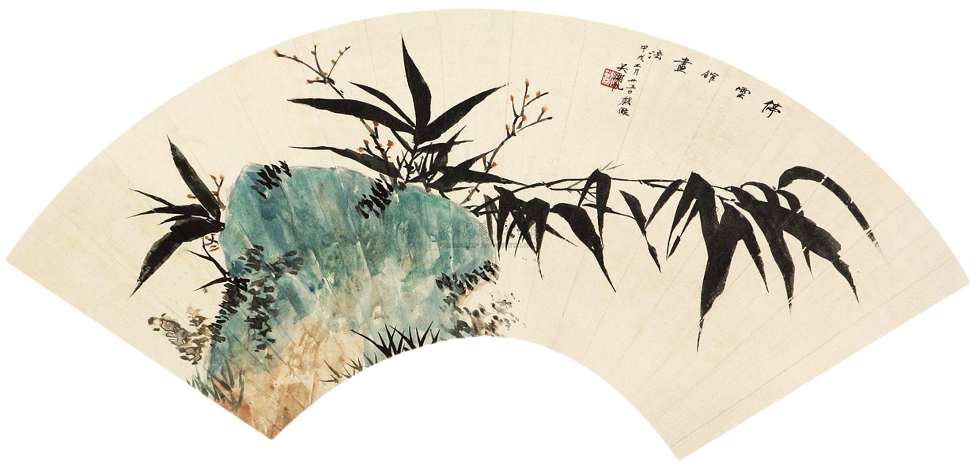 石川画竹子图片