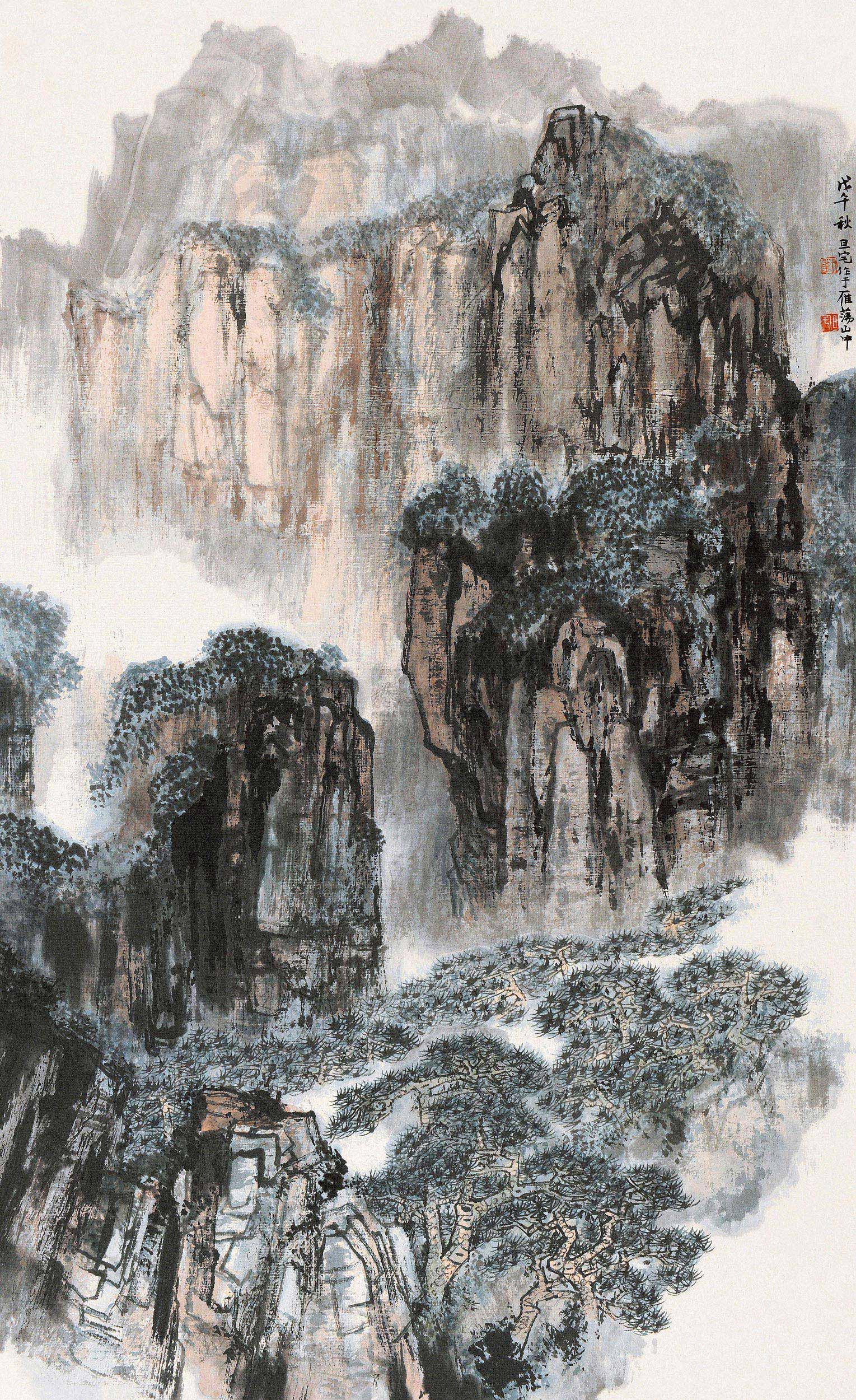 温州南雁荡山风景区画图片
