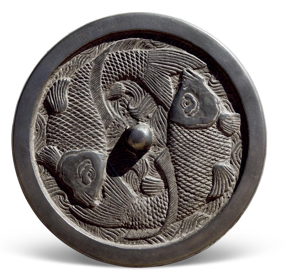 1167 辽金 双鱼镜