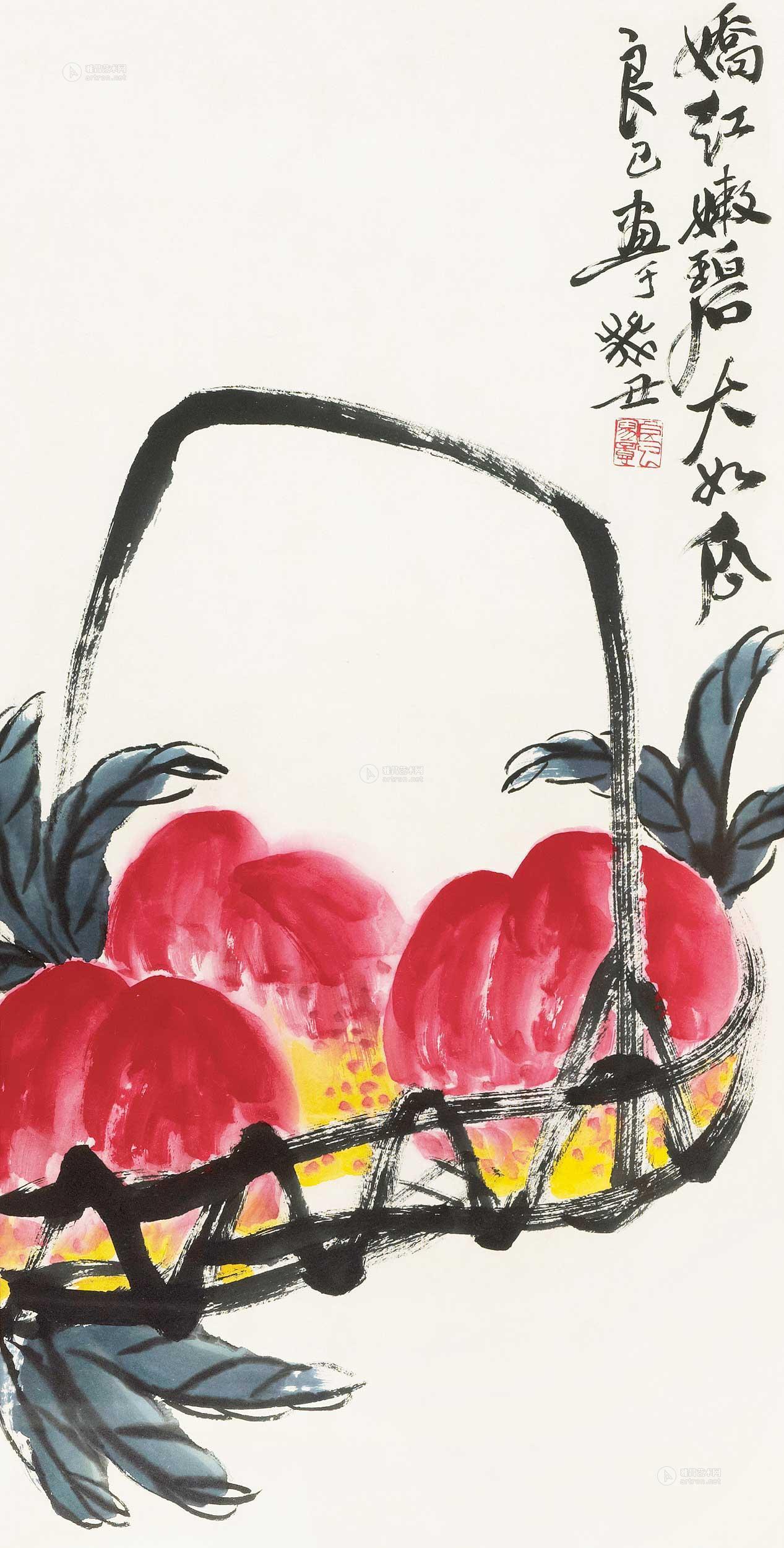 徐湛写意桃子的画法图片