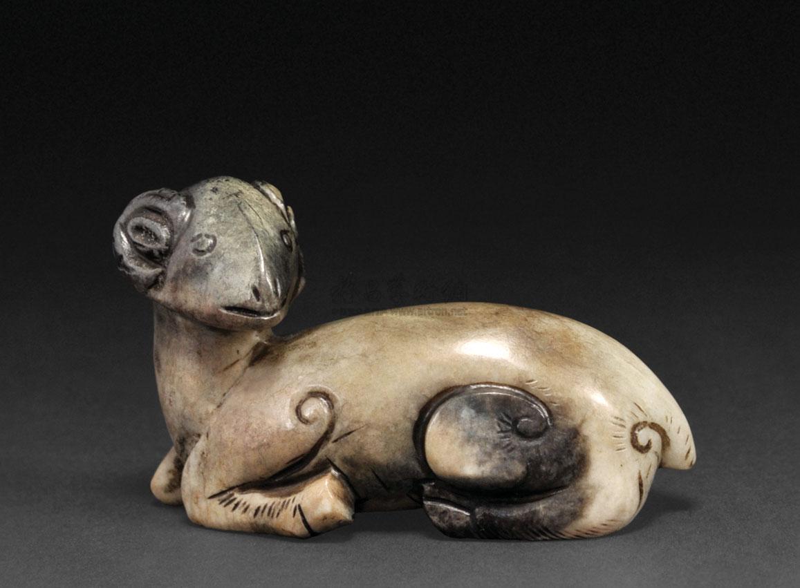 1023 明代以前 玉雕羊