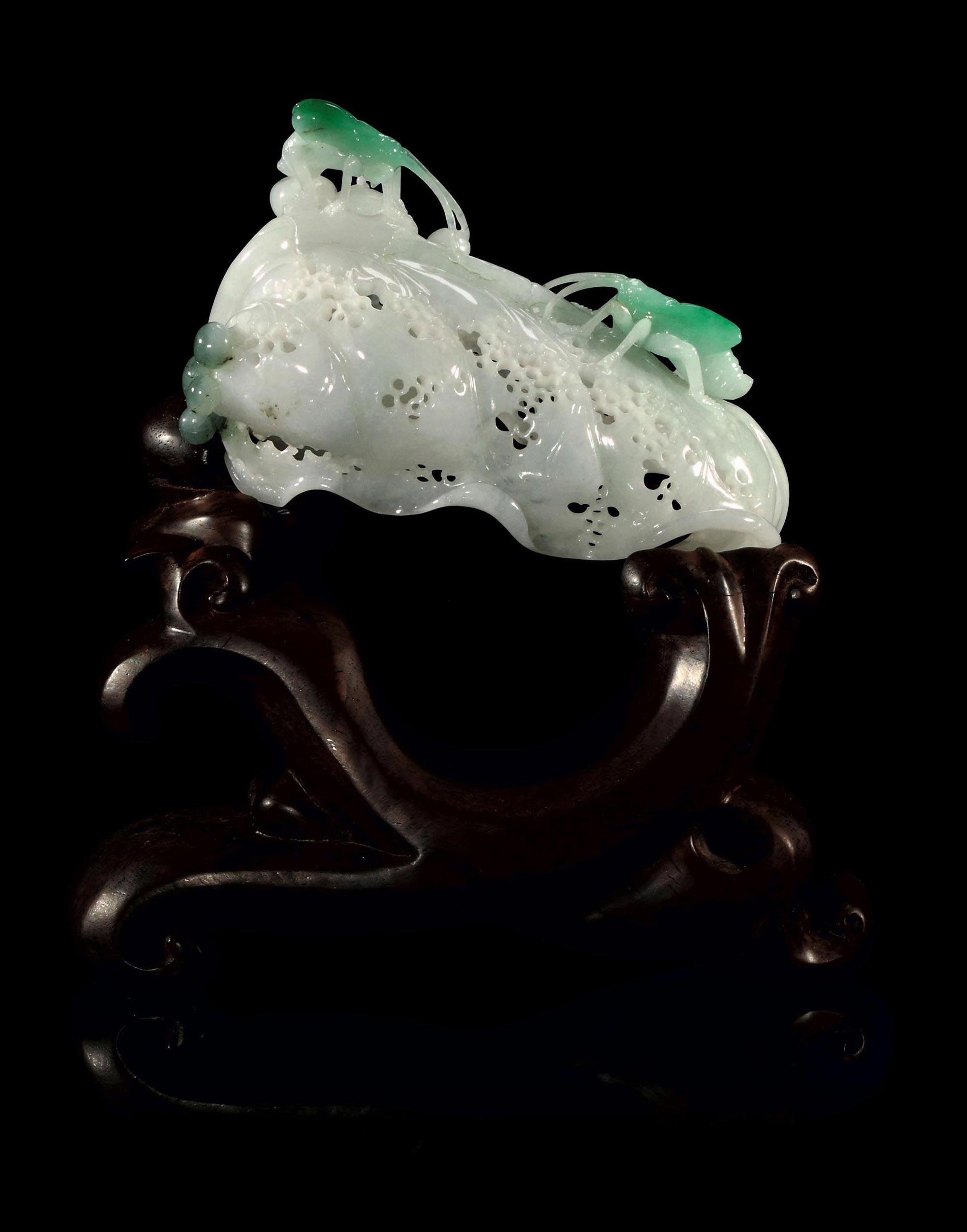 【翡翠蝈蝈白菜】拍卖品_图片_价格_鉴赏_珠宝翡翠_雅昌艺术品拍卖网