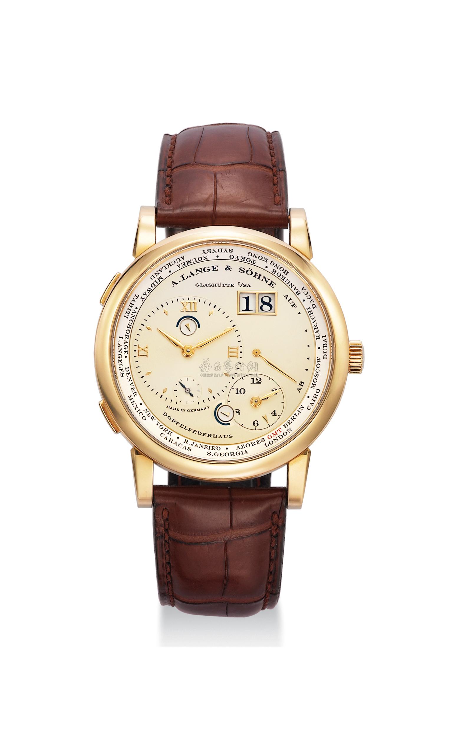 lange & sohne 世界时间腕表,型号lange 1 time zone