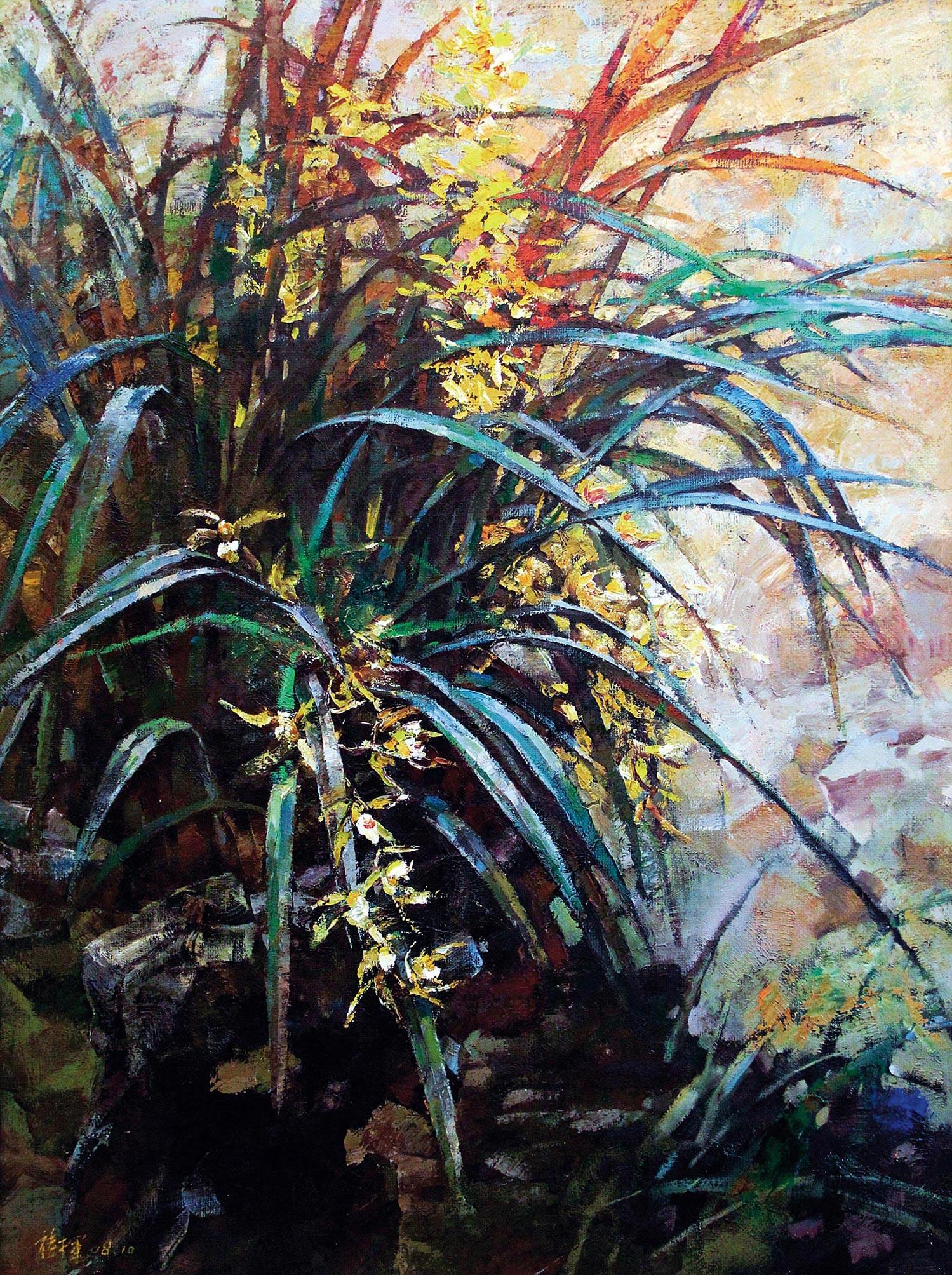 【兰花 布面油画】拍卖品_图片_价格_鉴赏_油画_雅昌艺术品拍卖网