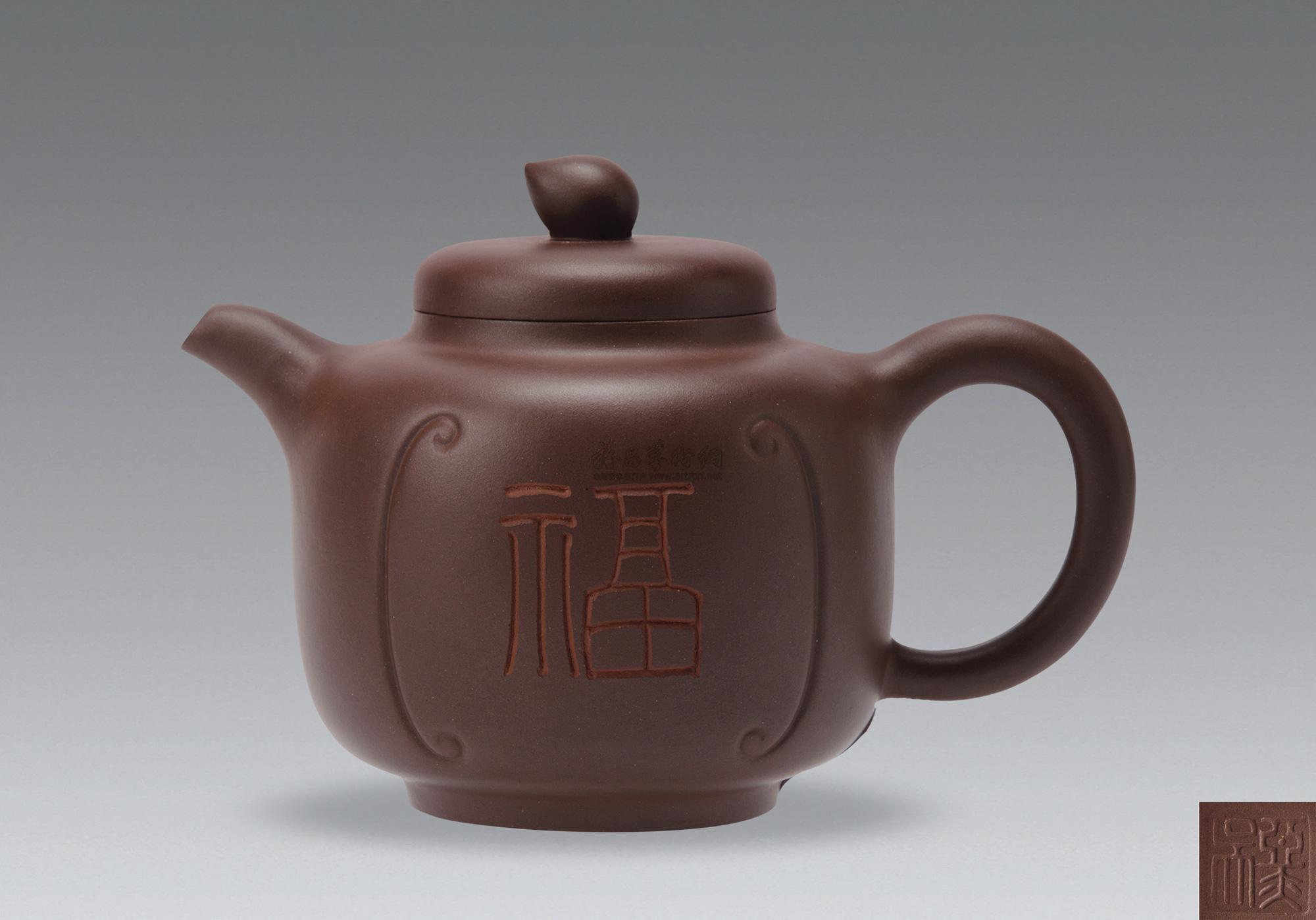 【吴亚亦 福寿如意壶】拍卖品_图片_价格_鉴赏_紫砂_雅昌艺术品拍卖网