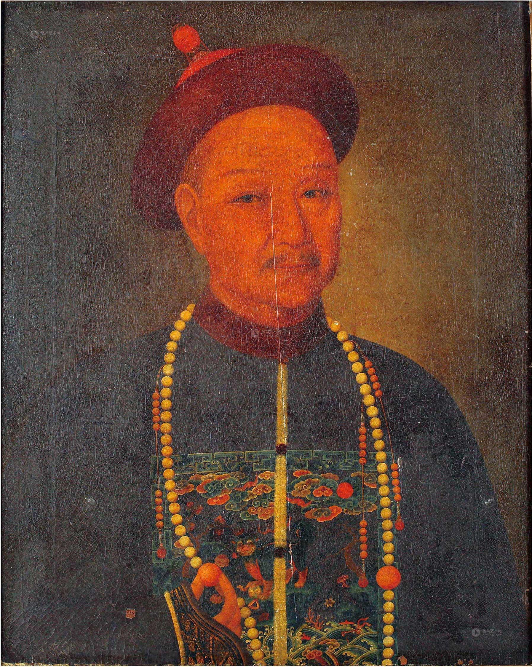 0921 清朝官员肖像(油画)