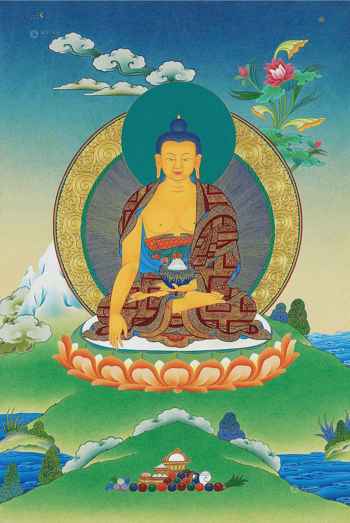 藏传佛教释迦牟尼图片