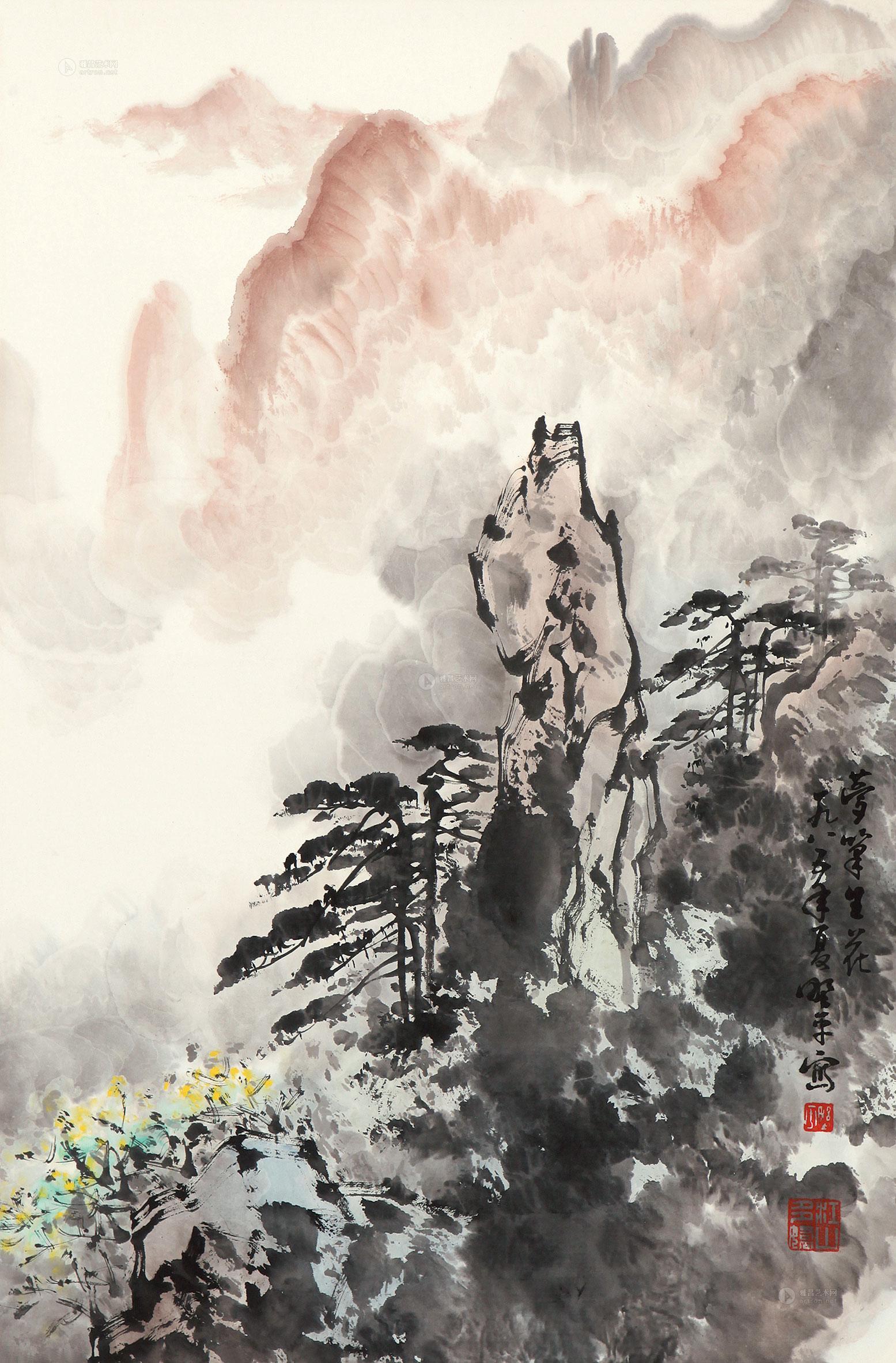 1567 1985年作 梦笔生花 立轴 纸本