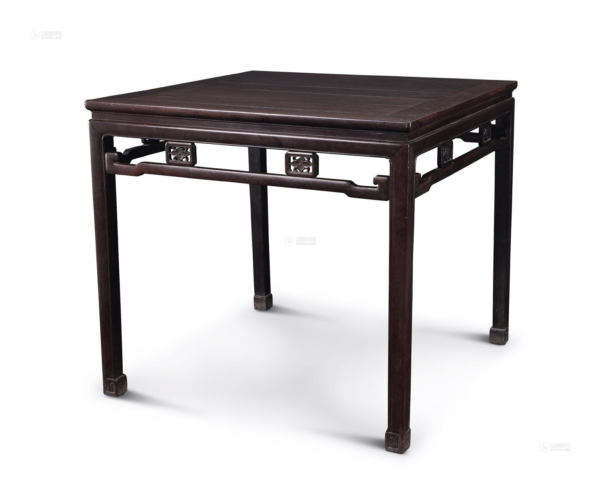 0666 清中期 紫檀八仙桌