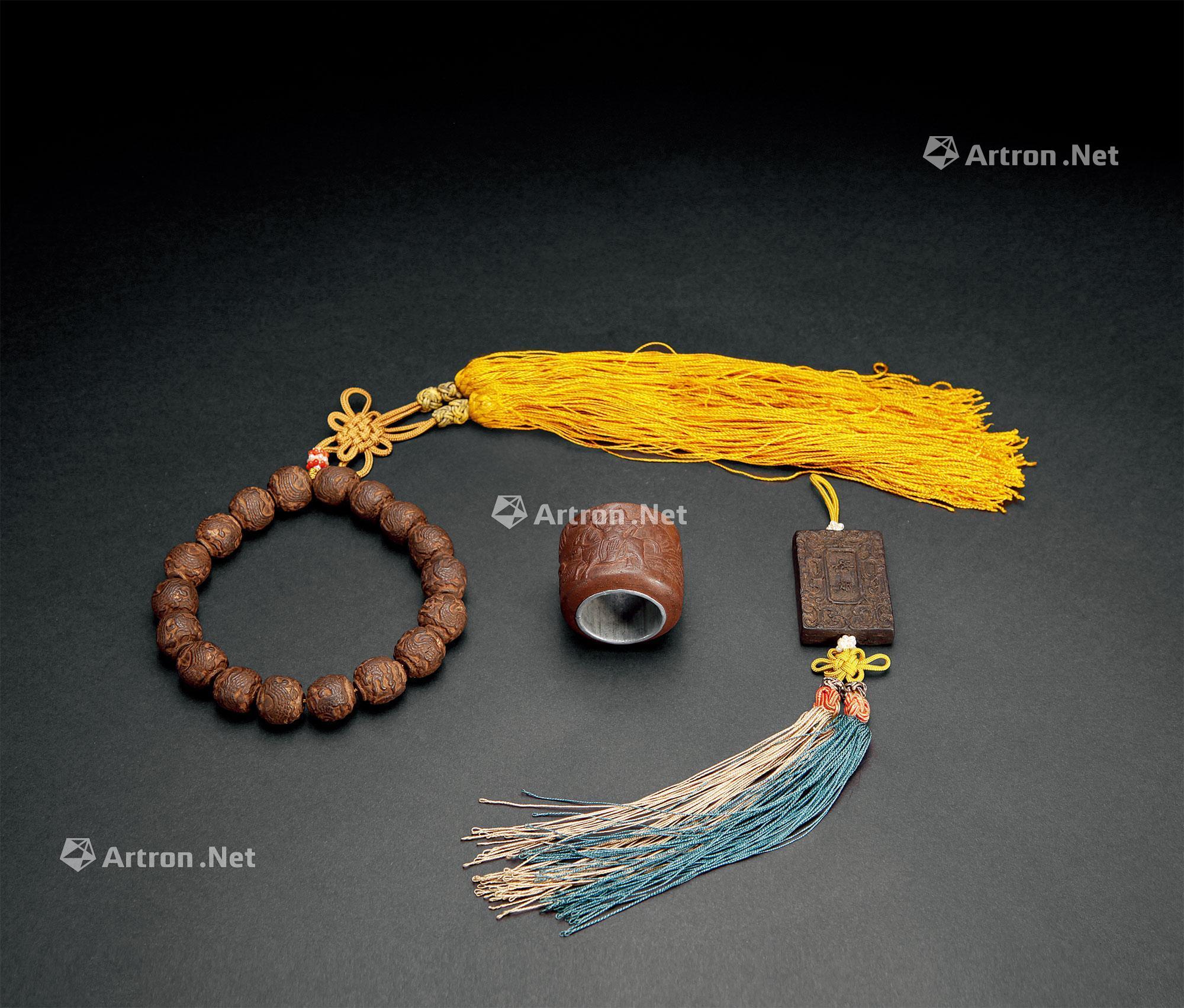 【清 合香手玩 (一组三件)】拍卖品_图片_价格