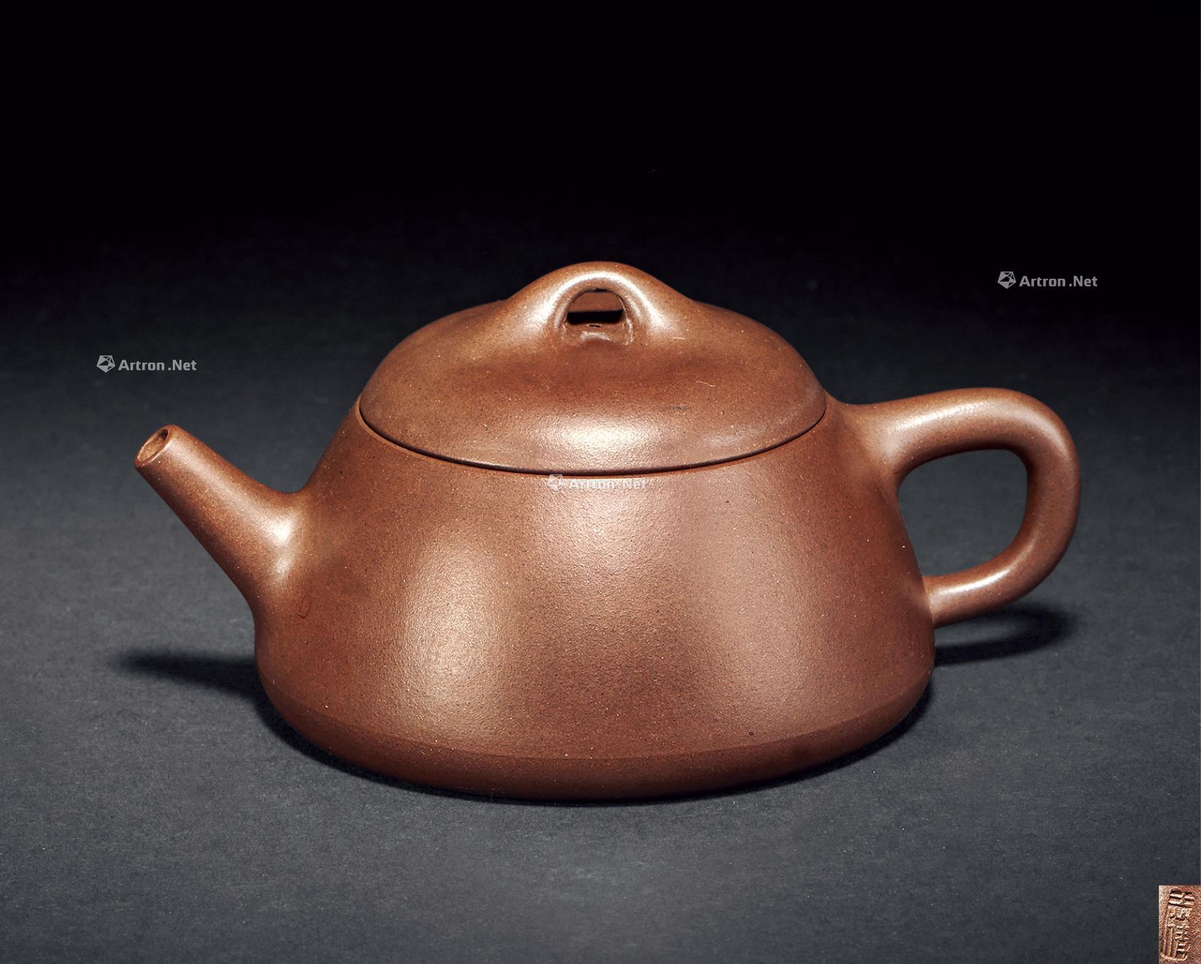 【80中期 徐志倩 石瓢壶】拍卖品_图片_价格_鉴赏_紫砂_雅昌艺术品