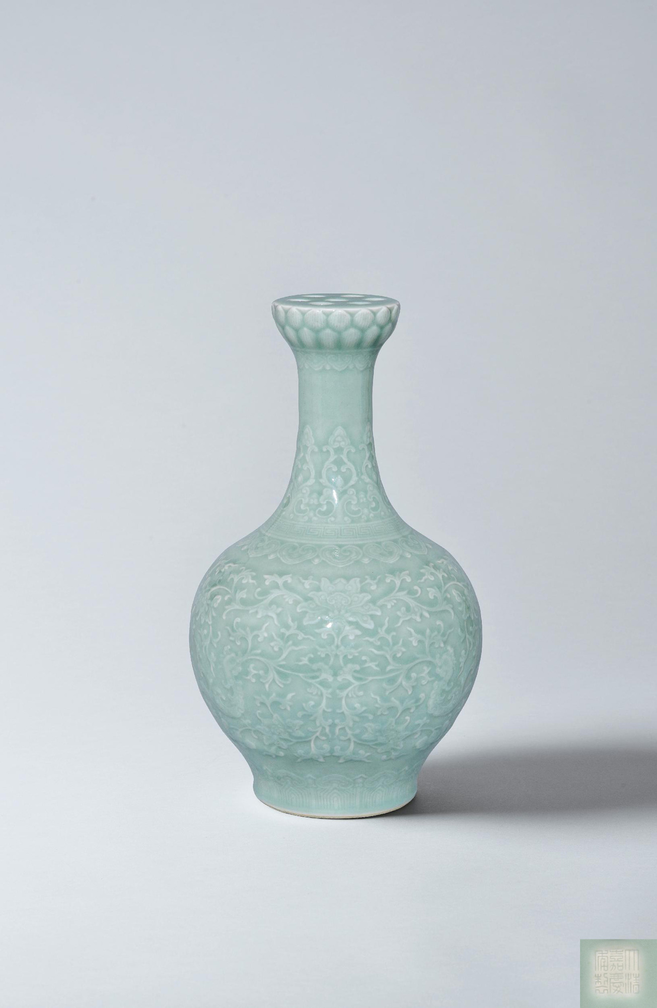 莲蓬口瓶】拍卖品_图片_价格_鉴赏_清代单色釉瓷器_雅昌艺术品拍卖网