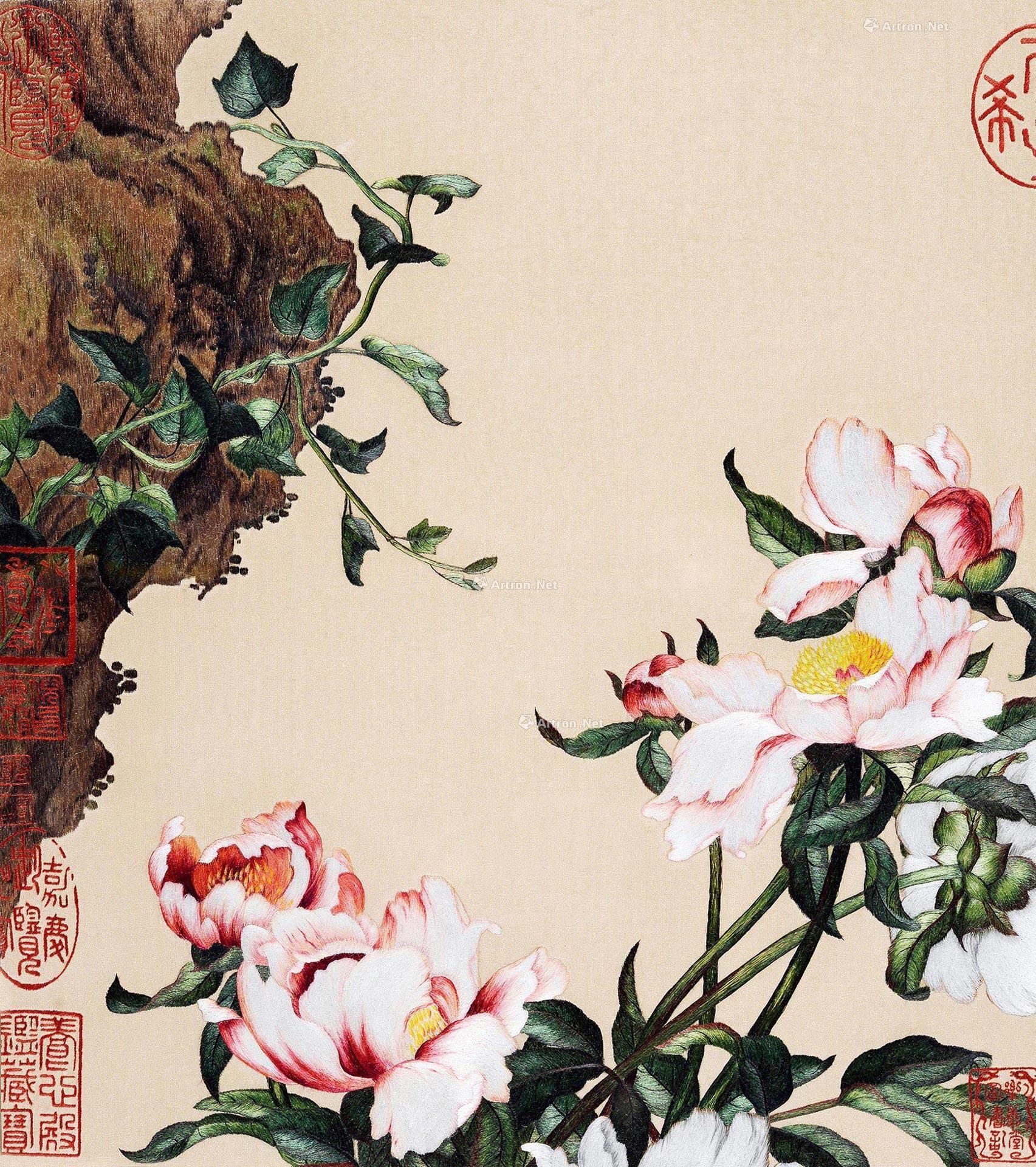 1273 郎世宁"十美图"刺绣