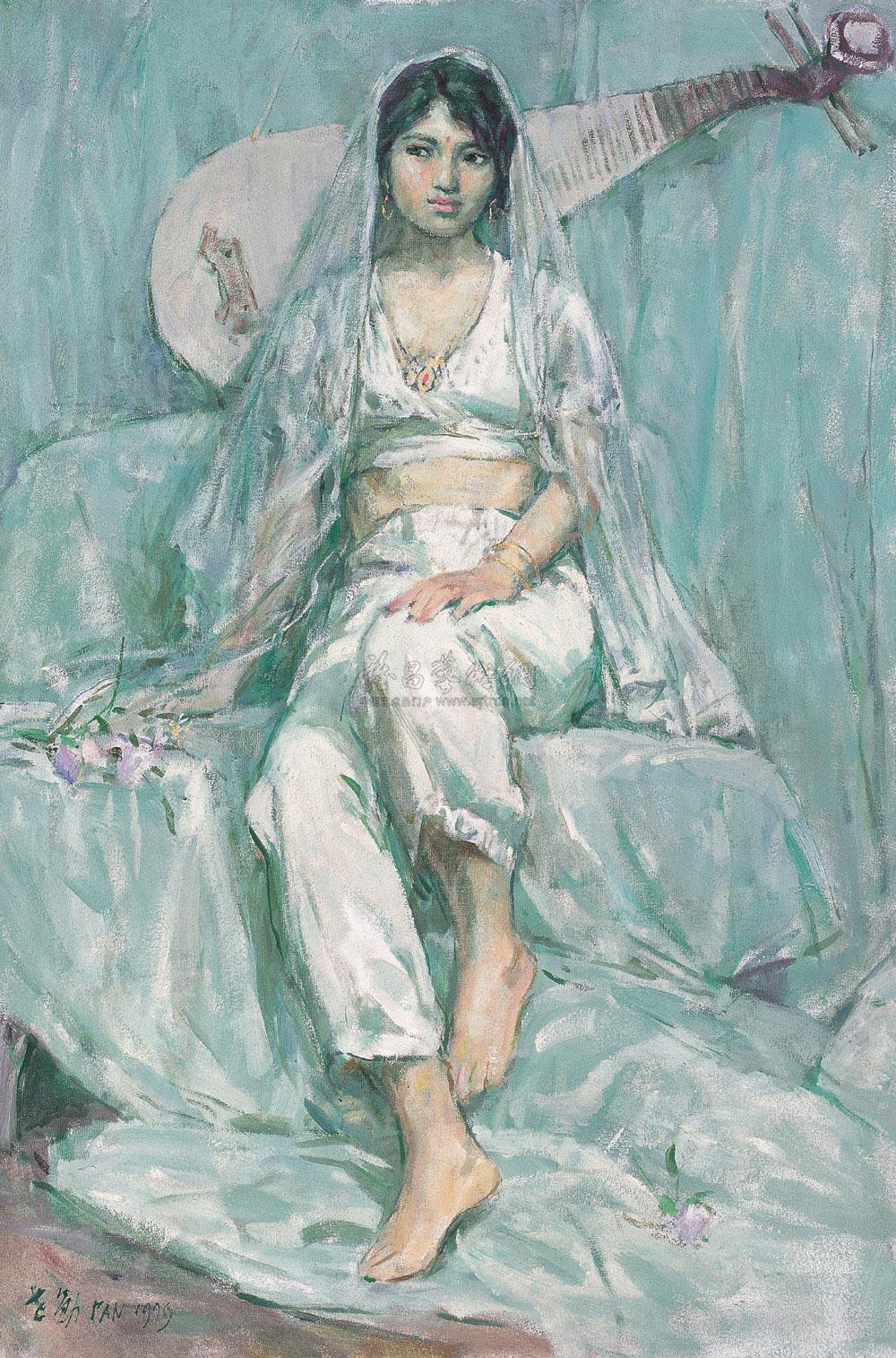 女性肖像 布面 油画】拍卖品_图片_价格_鉴赏_油画_雅昌艺术品拍卖网