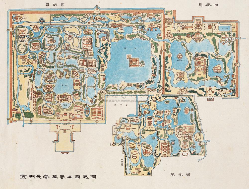 新圆明园春苑地图图片