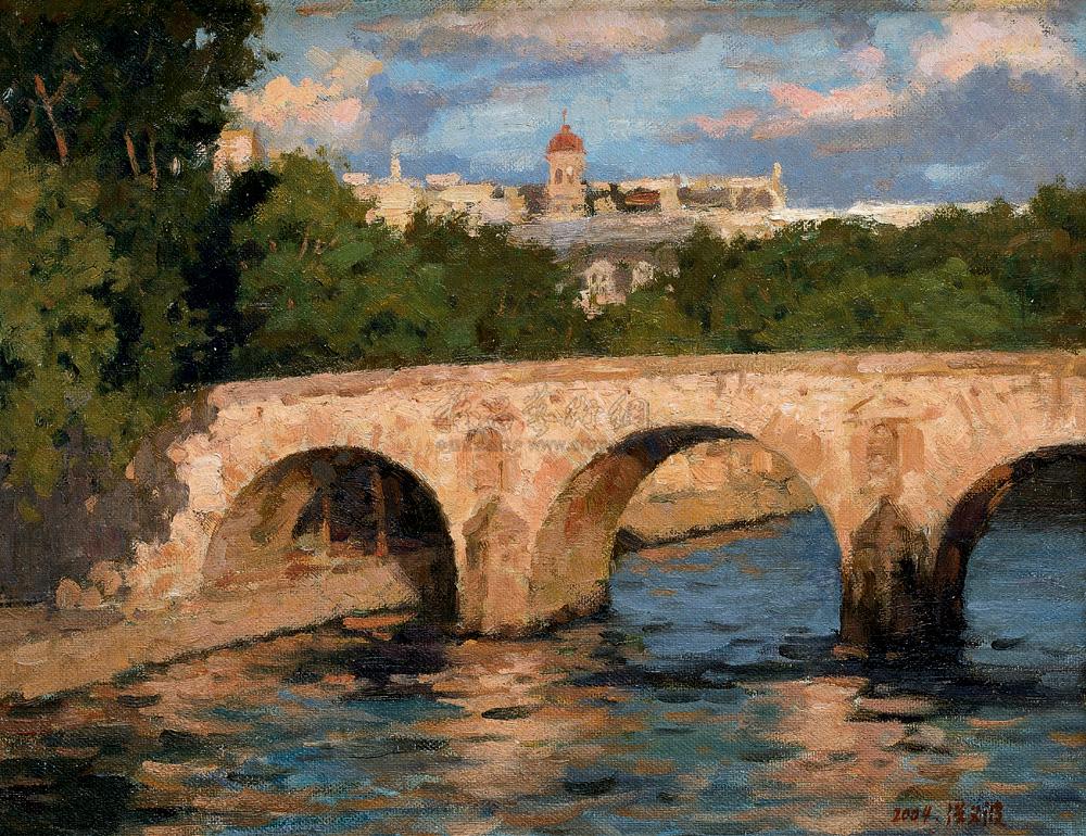 1007 塞纳河畔 布面油彩