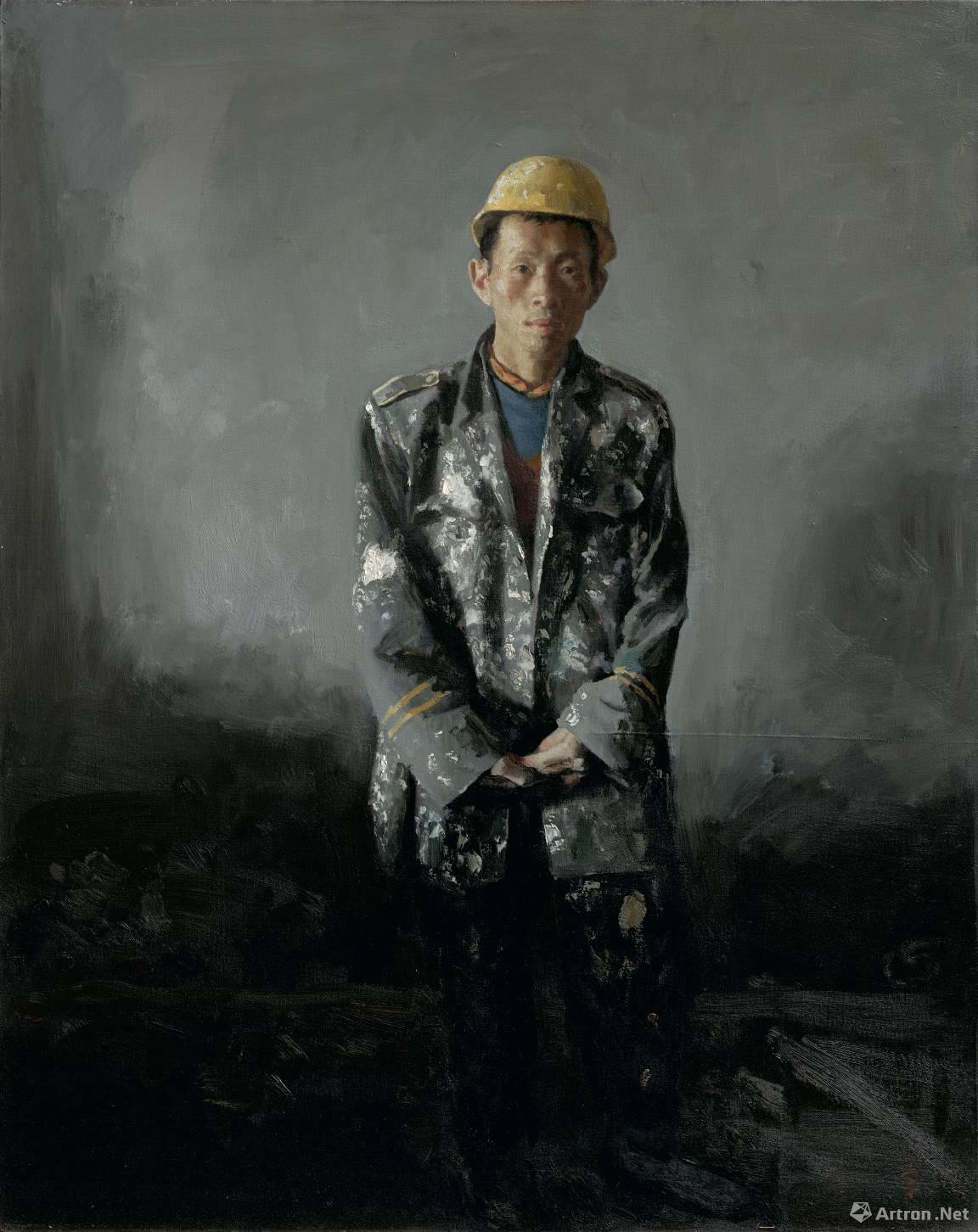 《打工之九》   油画  徐唯辛  80×100  1991