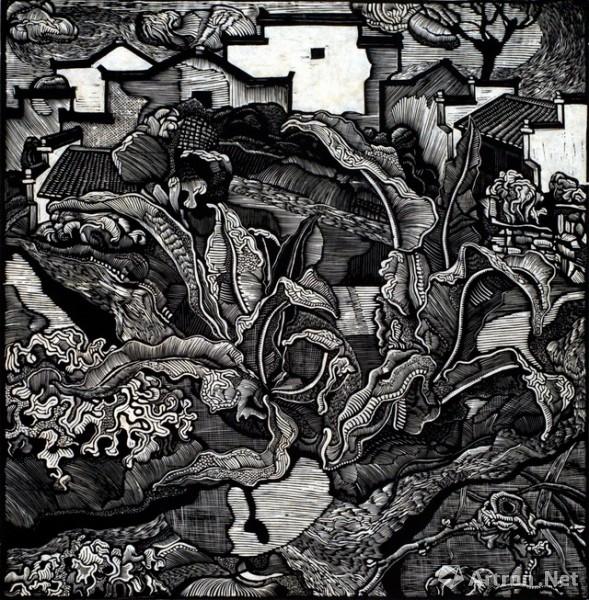 使用艺术头条 欣赏高清大图 展开 所属展览 "声声不息"陆声设版画艺术