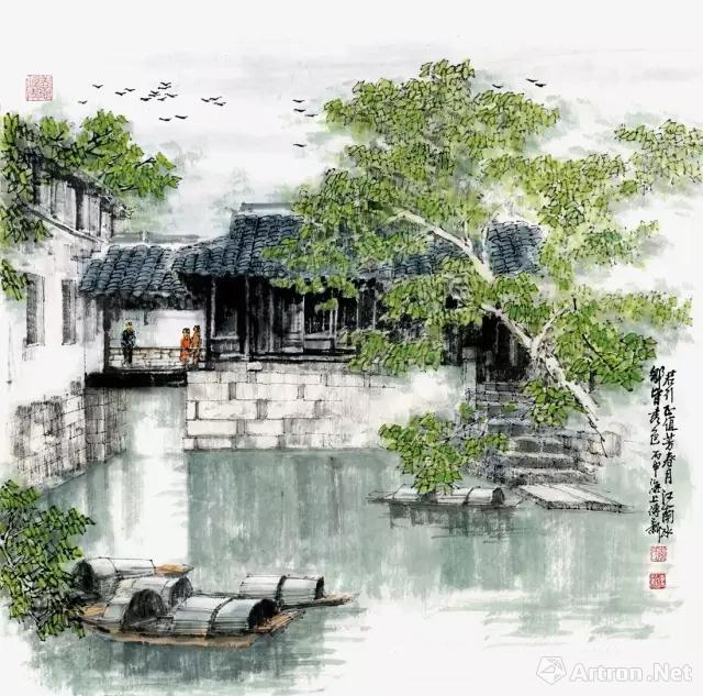 "诗意江南"李传新山水画巡展