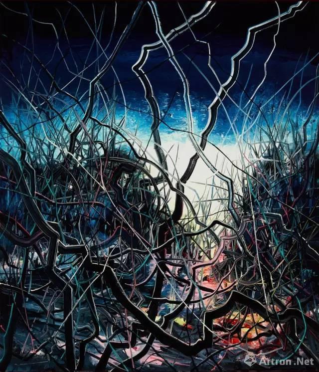 《无题》  曾梵志 150×130cm 2015年