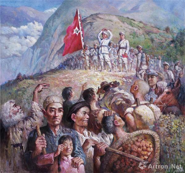 纪念中国工农红军长征八十周年历史题材绘画作品展