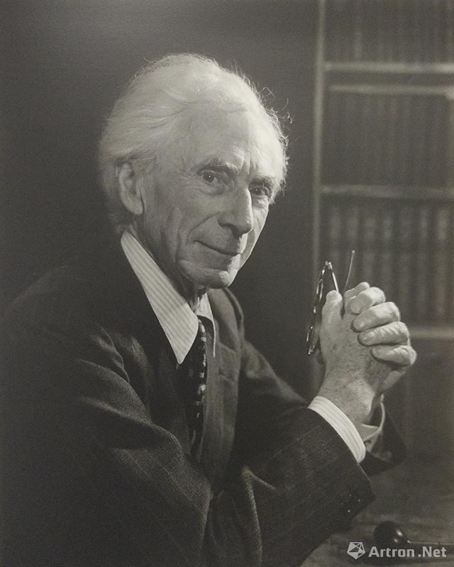 《伯兰特罗素》  优素福卡什 63.32x73.48cm 1949年