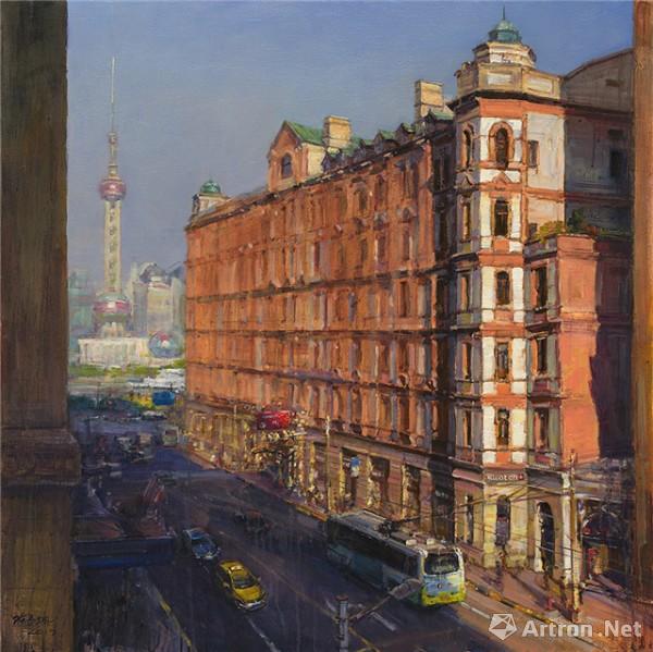 "百年交响"上海外滩百年历史变迁油画作品展