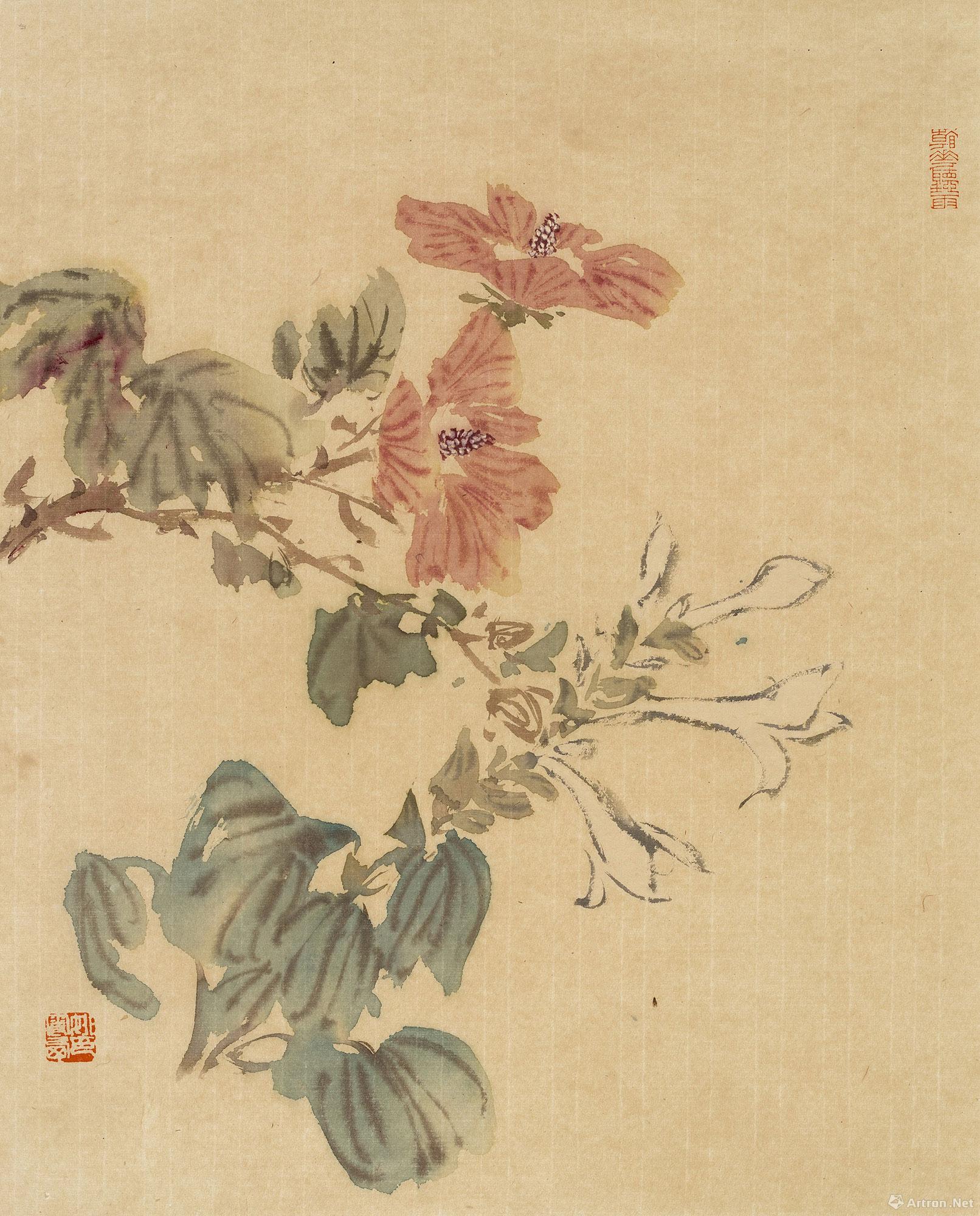 《戊戌册页之三》  姚震西 48x38cm 2018年 纸本设色