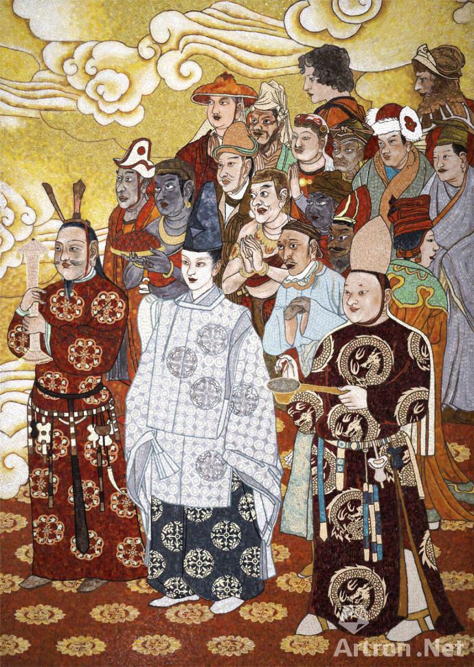 《万国来朝》局部