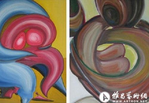 胴体派画家王达瀛成人展举办画展