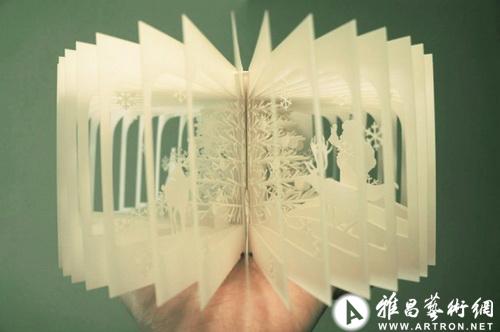 360°的圣诞贺卡