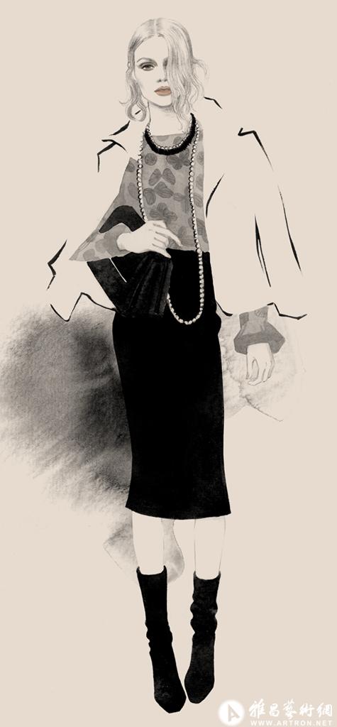 Teri Chung的时装插画