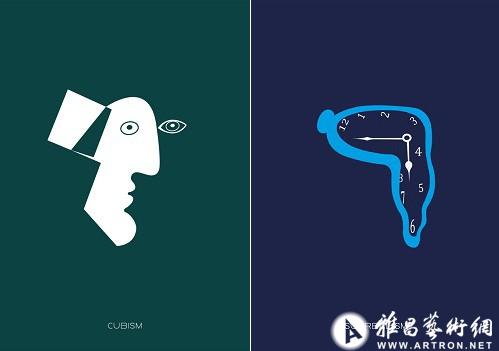极简主义海报呈现的艺术流派