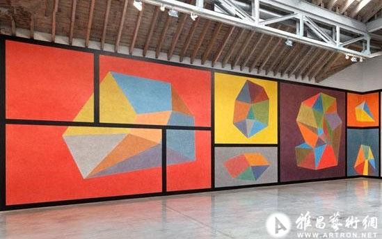 纽约举办索尔勒维特墙体绘画展