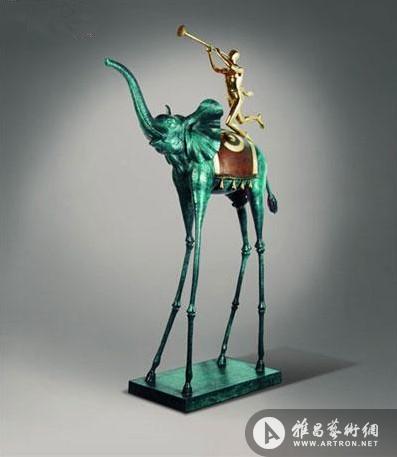 达利大象与天使雕塑领衔宝龙现代艺术专场