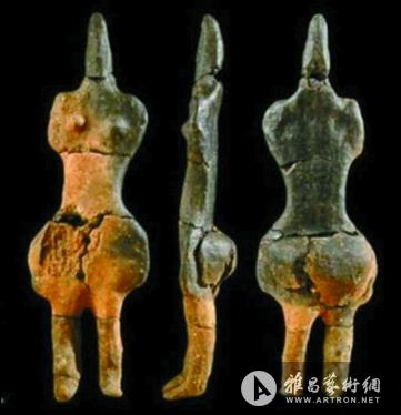 法国出土约6000年前女性雕像