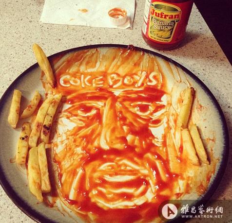 英国美女护士从吃货变身艺术家